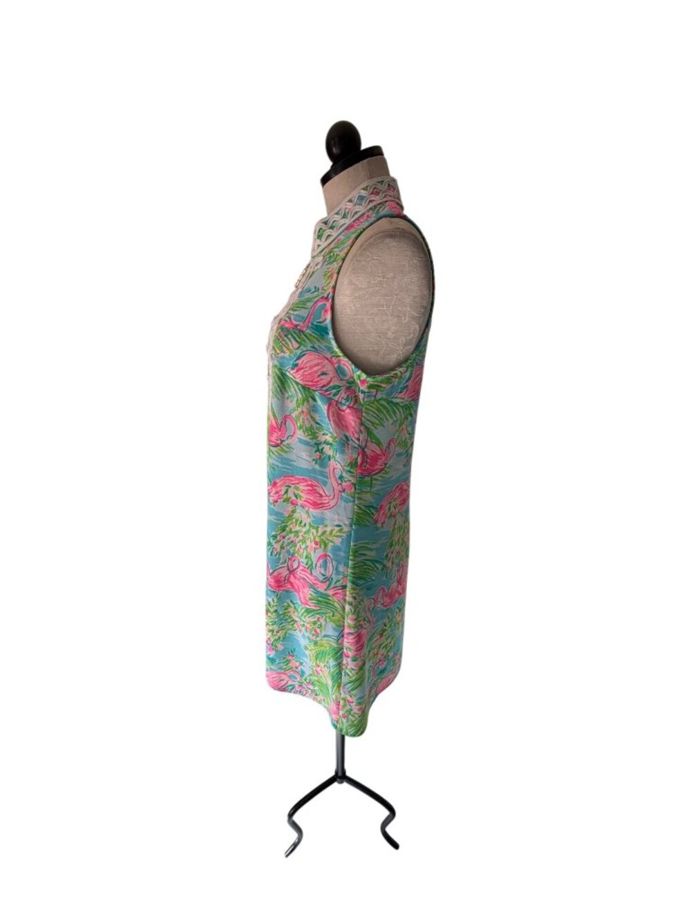 Lilly Pulitzer Jane Womens Shift Dress Size 4 Polyester Collar Multicolor Casual - Picture 4 of 12